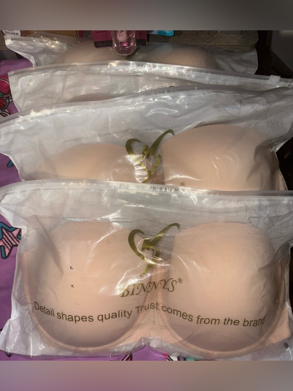 Nude Strapless Adhesive Bra - Seamless Support 38B